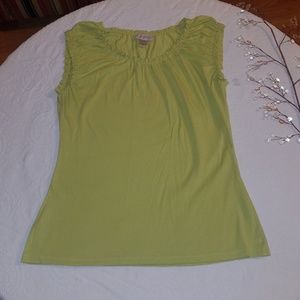 LOFT Lime Green Tank Top